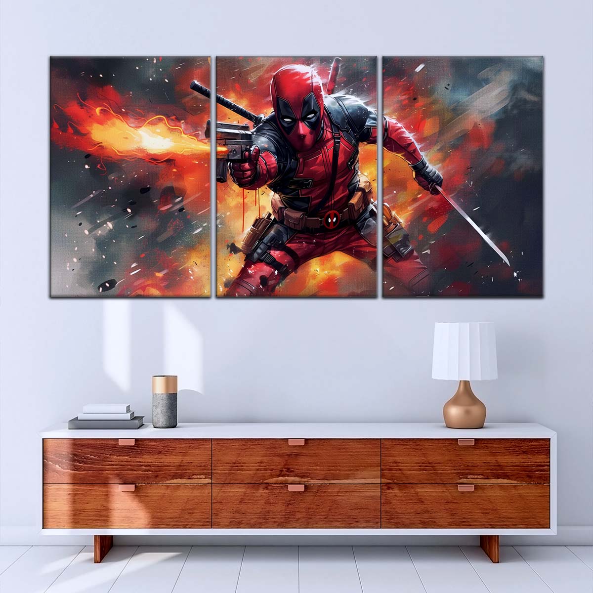 DC Wall Art - DCEU5032 - Deadpool - DC Extended Universe Poster - DC Extended Universe Canvas