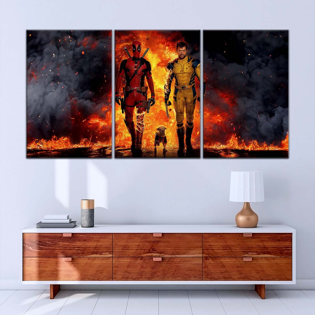 DC Wall Art - DCEU5036 - Deadpool & Wolverine - DC Extended Universe Poster - DC Extended Universe Canvas