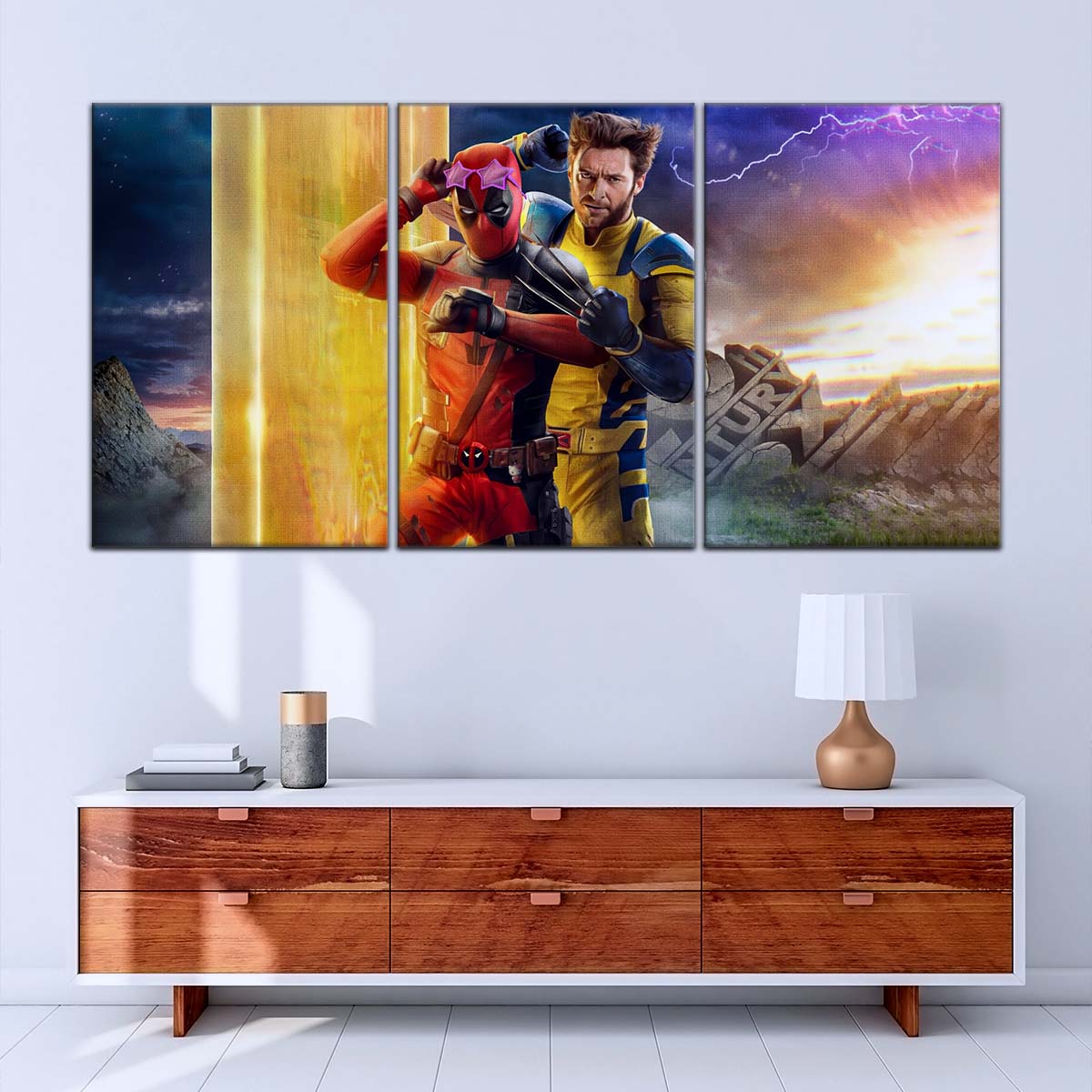 DC Wall Art - DCEU5040 - Deadpool & Wolverine - DC Extended Universe Poster - DC Extended Universe Canvas
