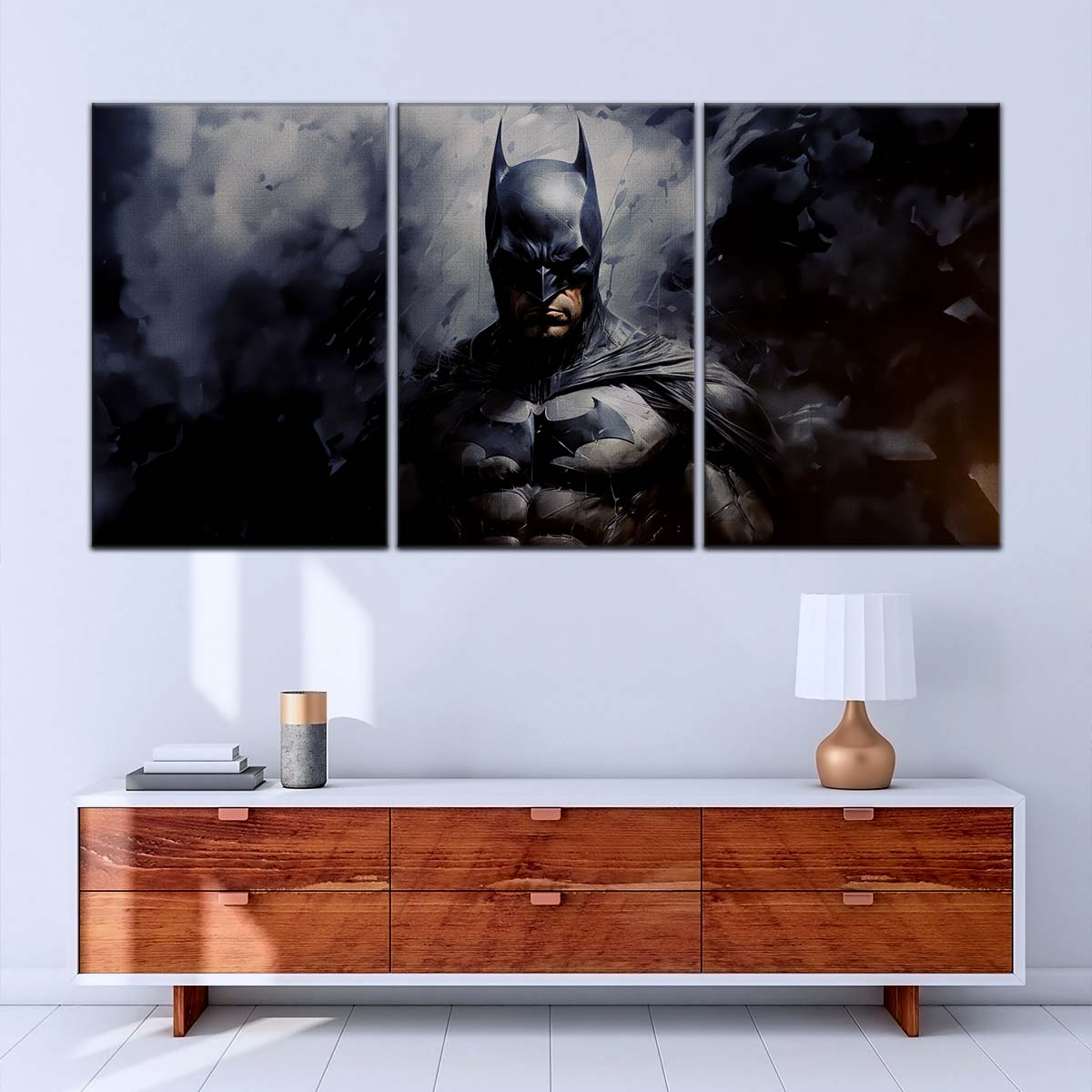 DC Wall Art - DCEU5042 - Dark Knight Emerges - Batman - DC Extended Universe Poster - DC Extended Universe Canvas