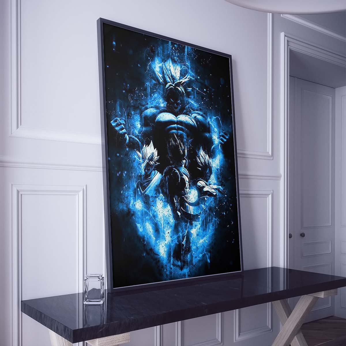 dragon ball wall art - dragon ball poster - dragon ball canvas - goku - vegeta - gohan - broly - vegeto - vertical poster - vertical canvas