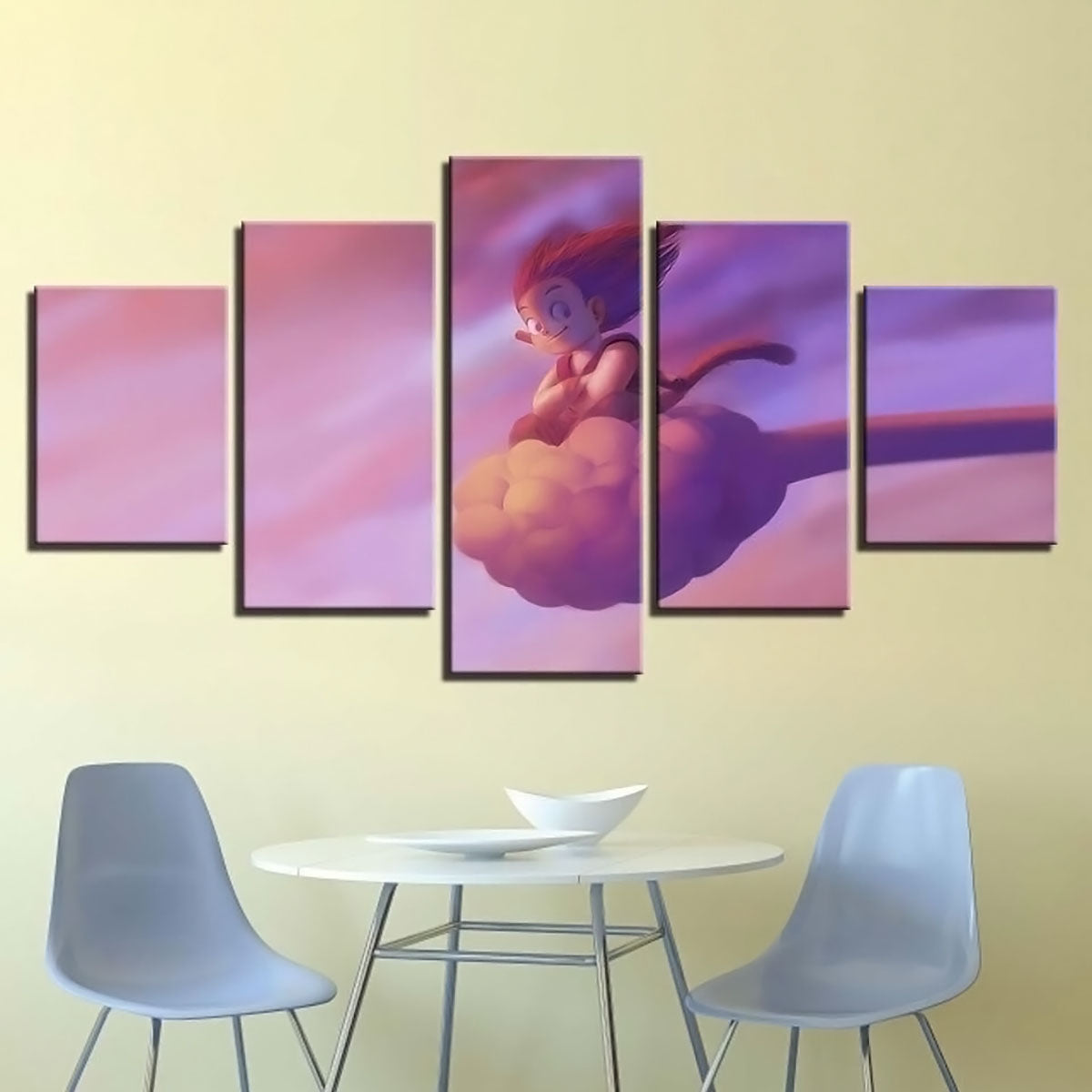 Dragon Ball - 5 Pieces Wall Art - Kid Goku - Printed Wall Pictures Home Decor - Dragon Ball Poster - Dragon Ball Canvas