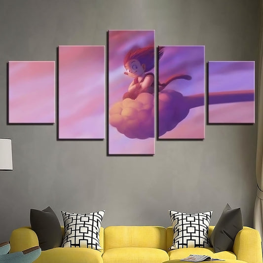 Dragon Ball - 5 Pieces Wall Art - Kid Goku - Printed Wall Pictures Home Decor - Dragon Ball Poster - Dragon Ball Canvas