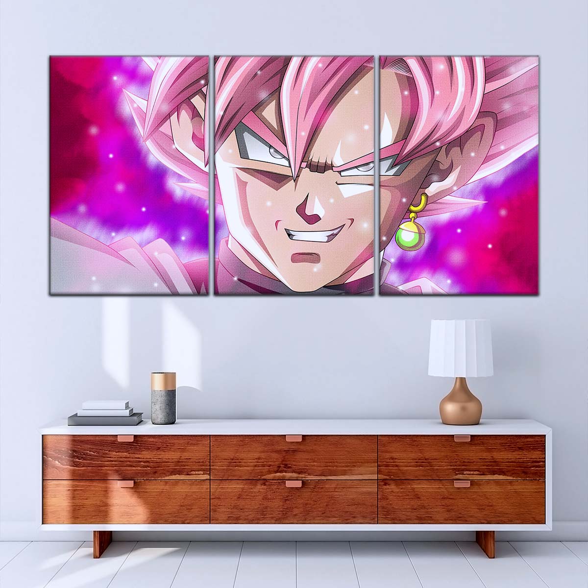 Dragon Ball Wall Art - DR5005 - Black Goku - Super Saiyan Rose - Dragon Ball Super - Dragon Ball Poster - Dragon Ball Canvas