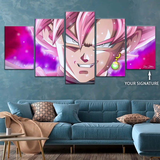Dragon Ball Wall Art - DR5005 - Black Goku - Super Saiyan Rose - Dragon Ball Super - Dragon Ball Poster - Dragon Ball Canvas