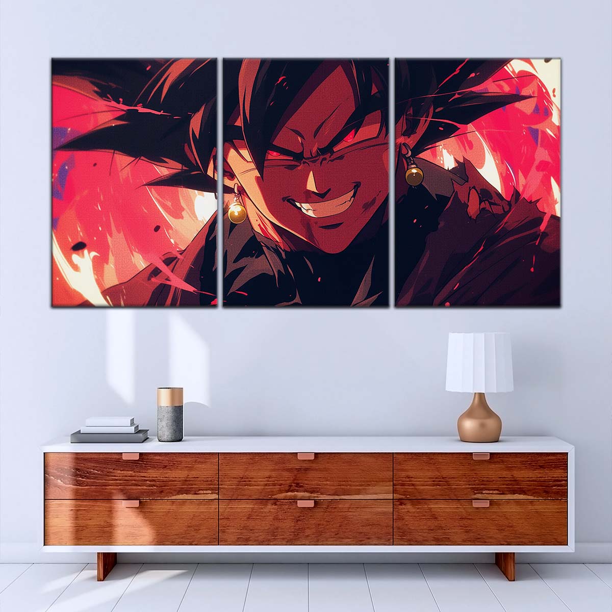 Dragon Ball Wall Art - DR5013 - Black Goku Fury - Dragon Ball Super - Dragon Ball Poster - Dragon Ball Canvas