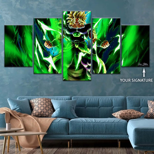 Dragon Ball Wall Art - DR5021 - Broly Unleashed - Dragon Ball Super - Dragon Ball Poster - Dragon Ball Canvas