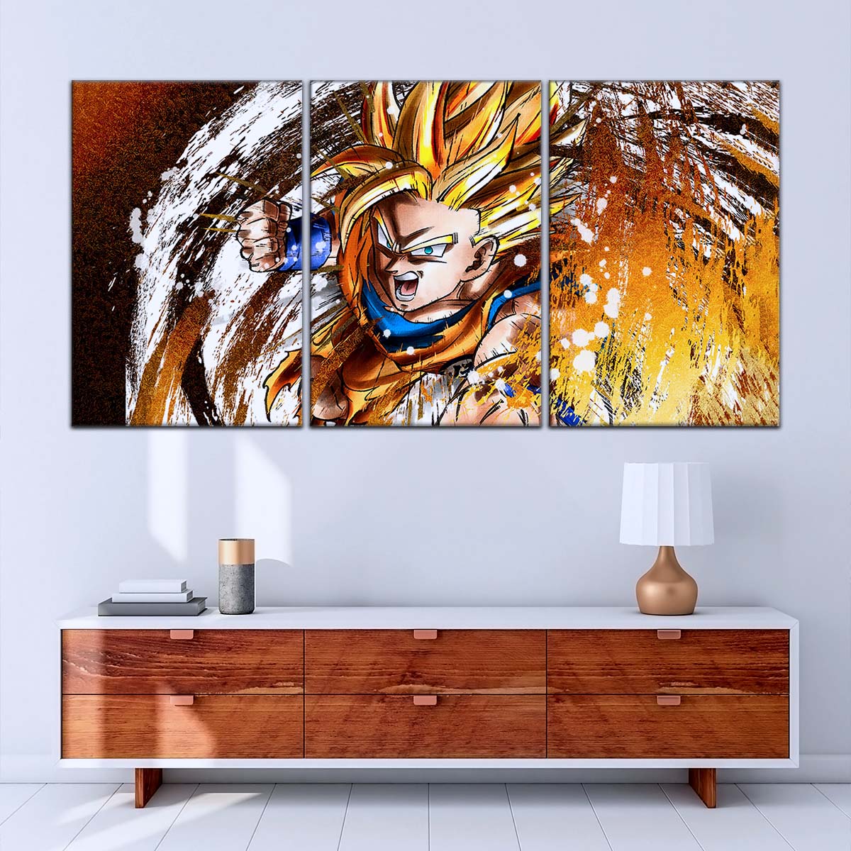 Dragon Ball Wall Art - DR5039 - Goku - Super Saiyan - Dragon Ball Z - Dragon Ball Poster - Dragon Ball Canvas