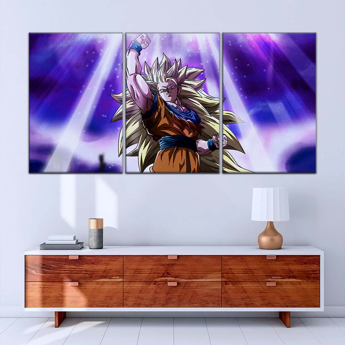 Dragon Ball Wall Art - DR5045 - Goku - Super Saiyan 3 - Dragon Ball Z - Dragon Ball Poster - Dragon Ball Canvas