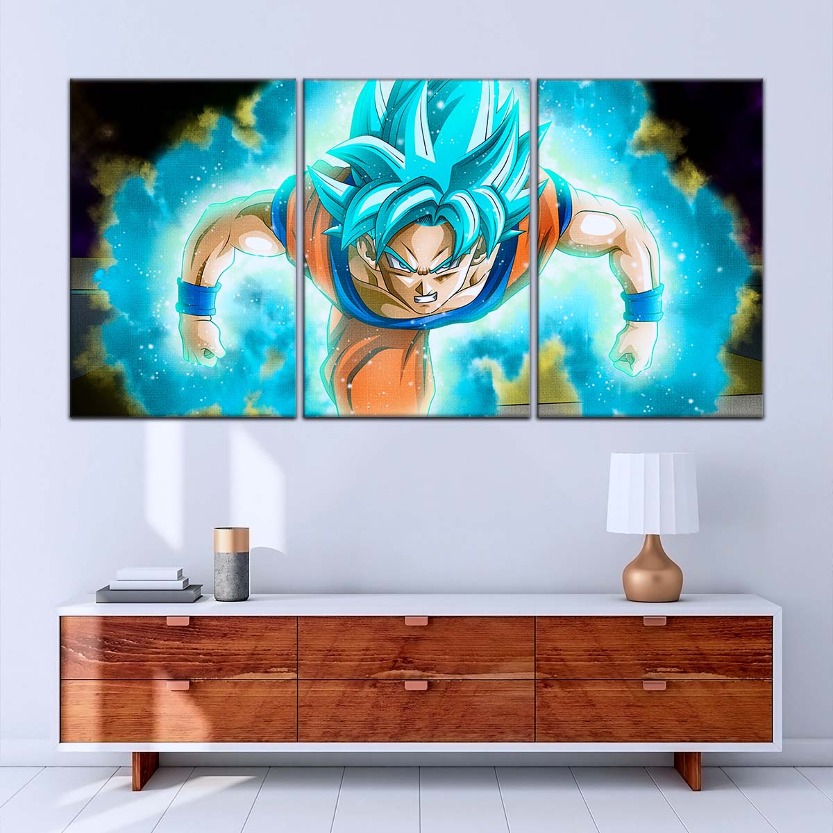 Dragon Ball Wall Art - DR5048 - Goku - Super Saiyan Blue - Dragon Ball Super - Dragon Ball Poster - Dragon Ball Canvas