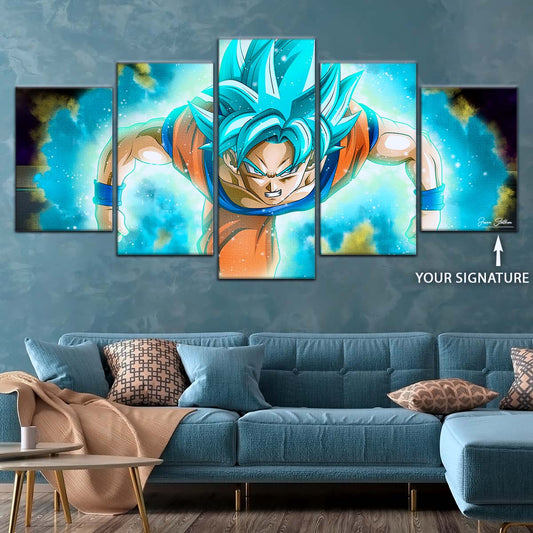Dragon Ball Wall Art - DR5048 - Goku - Super Saiyan Blue - Dragon Ball Super - Dragon Ball Poster - Dragon Ball Canvas