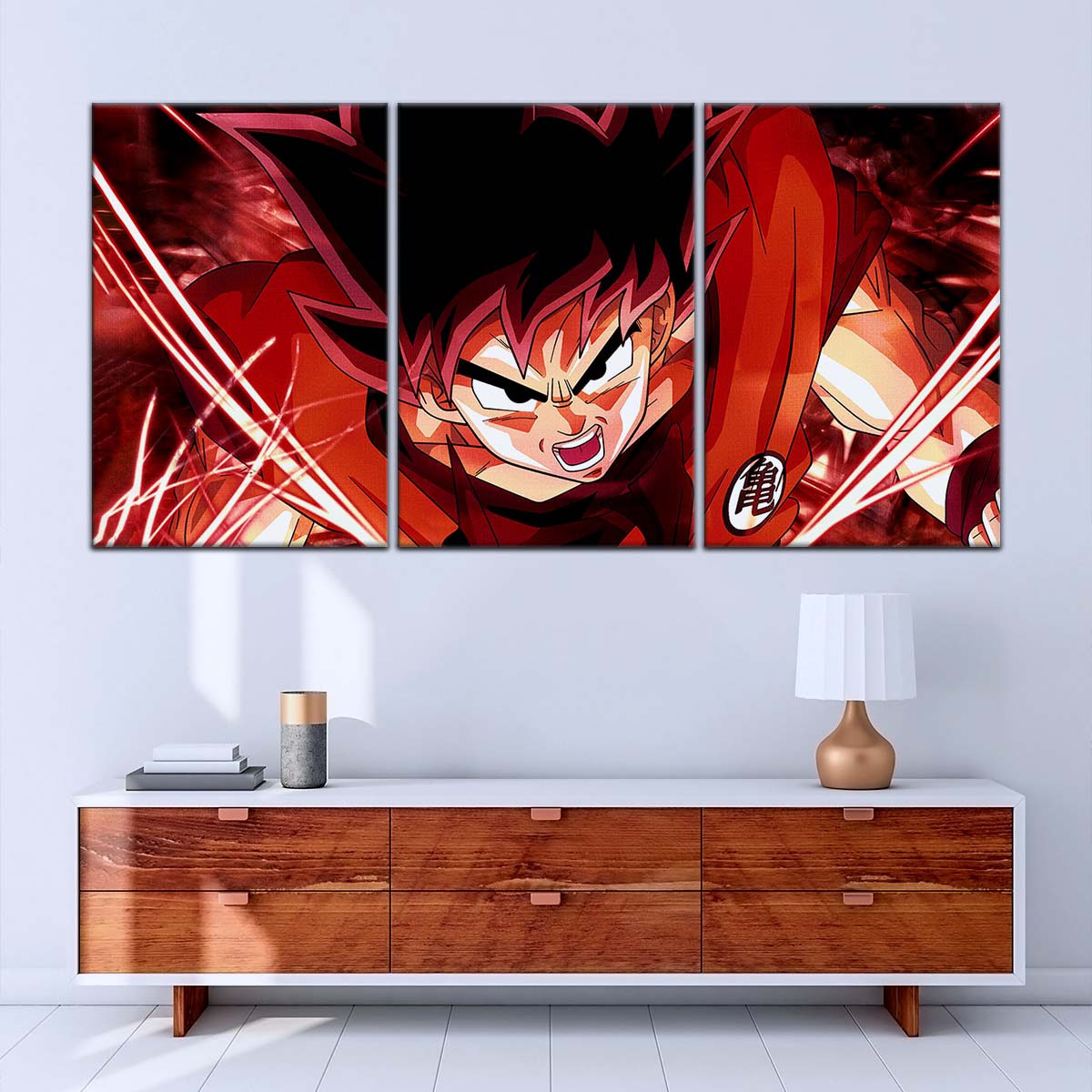 Dragon Ball Wall Art - DR5056 - Goku - Super Saiyan God - Dragon Ball Super - Dragon Ball Poster - Dragon Ball Canvas