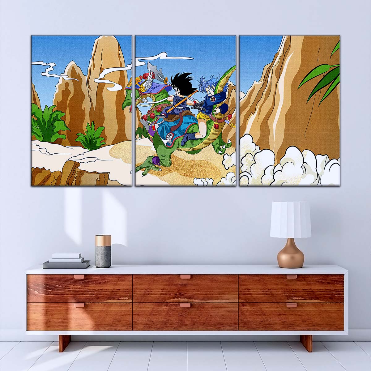 Dragon Ball Wall Art - DR5067 - Goku and Bulma - Dragon Ball Z - Dragon Ball Poster - Dragon Ball Canvas