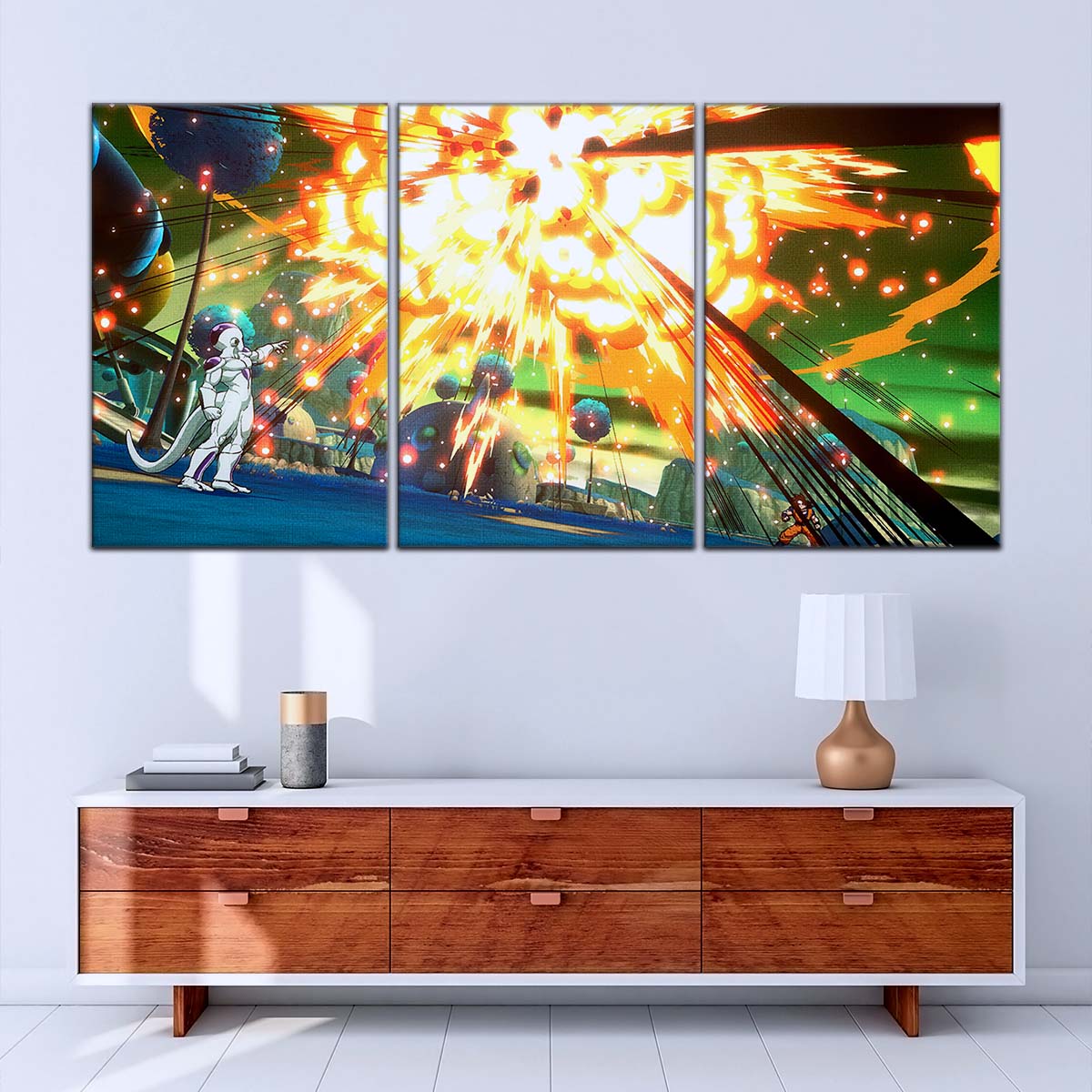 Dragon Ball Wall Art - DR5079 - Goku Vs Frieza In Namek - Dragon Ball Z - Dragon Ball Poster - Dragon Ball Canvas