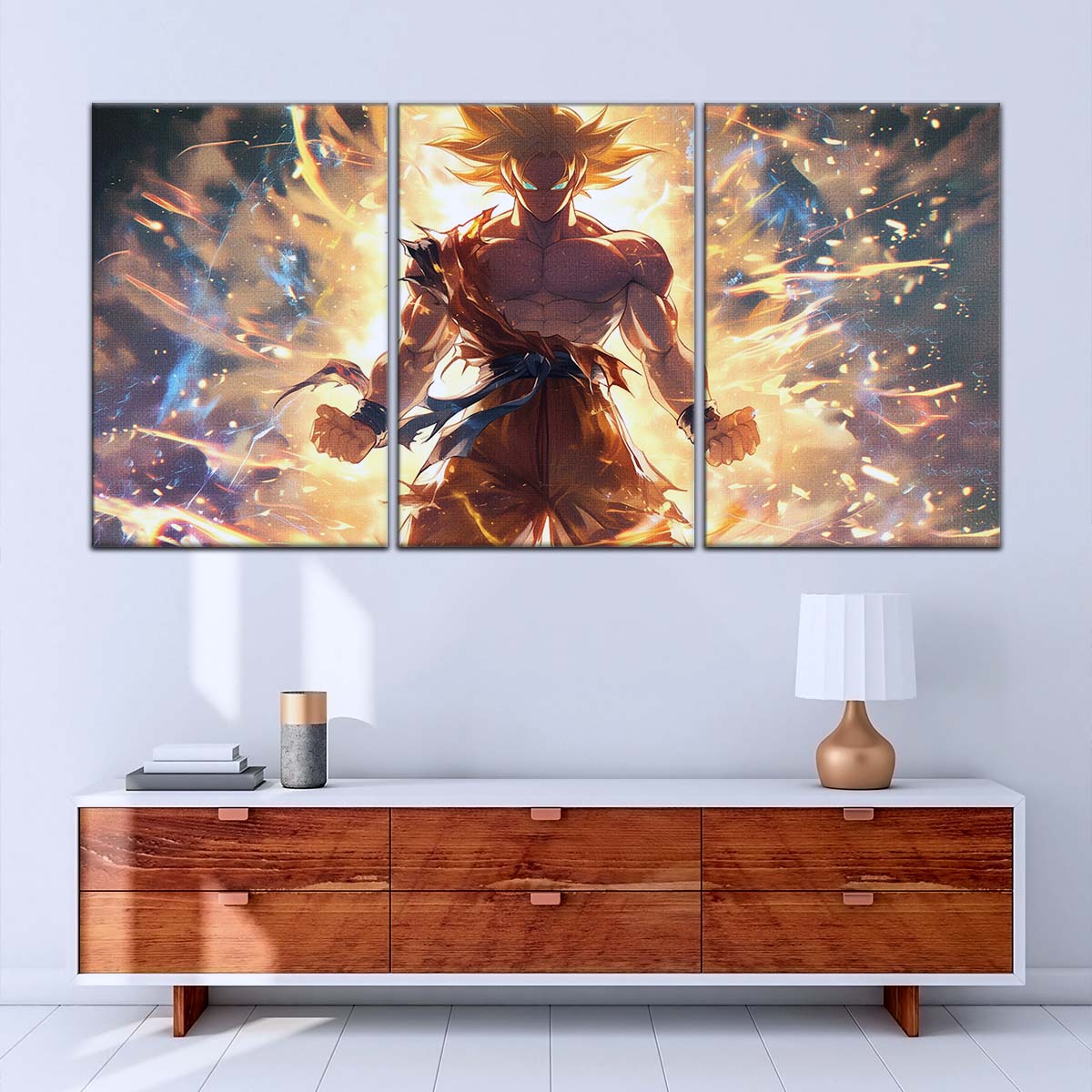 Dragon Ball Wall Art - DR5082 - Goku's Super Saiyan Aura - Dragon Ball Z - Dragon Ball Poster - Dragon Ball Canvas