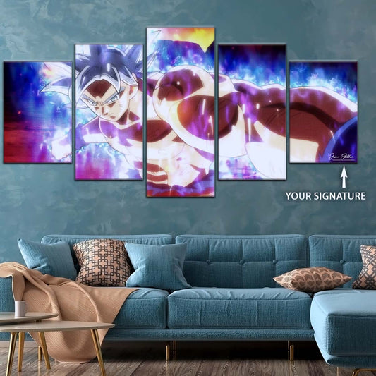 Dragon Ball Wall Art - DR5100 - Mastered Ultra Instinct Goku - Dragon Ball Super - Dragon Ball Poster - Dragon Ball Canvas