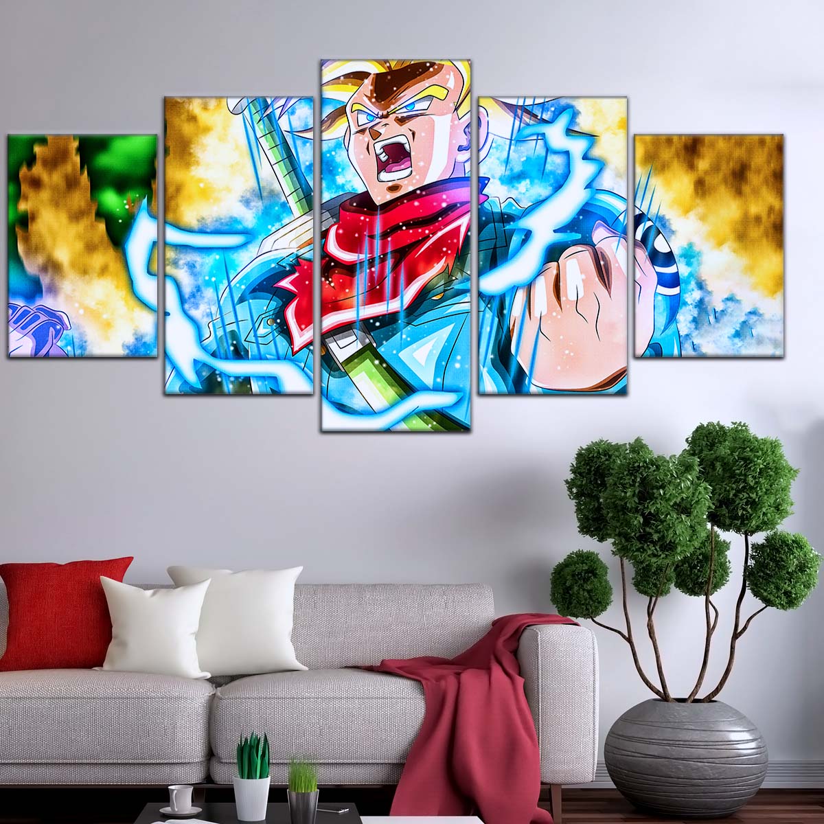 Dragon Ball Wall Art - DR5111 - Trunks' Power Unleashed - Dragon Ball Super - Dragon Ball Poster - Dragon Ball Canvas