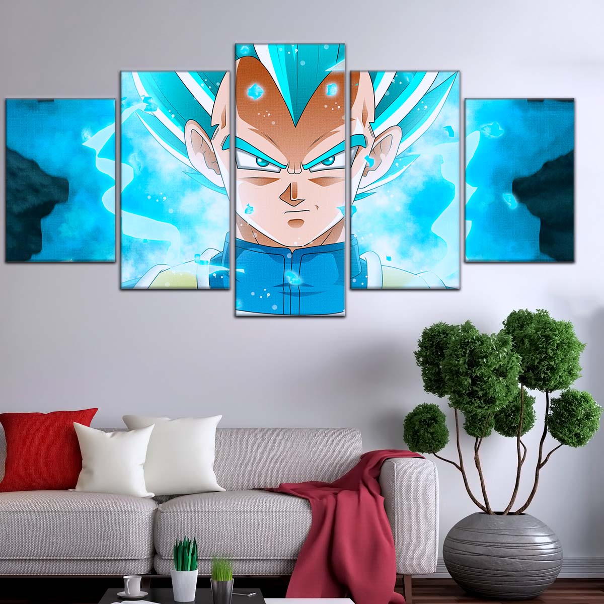 Dragon Ball Wall Art - DR5119 - Vegeta - Super Saiyan Blue - Dragon Ball Super - Dragon Ball Poster - Dragon Ball Canvas