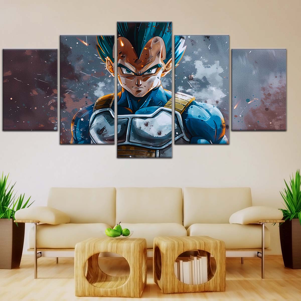 Dragon Ball Wall Art - DR5120 - Vegeta - Super Saiyan Blue - Dragon Ball Super - Dragon Ball Poster - Dragon Ball Canvas
