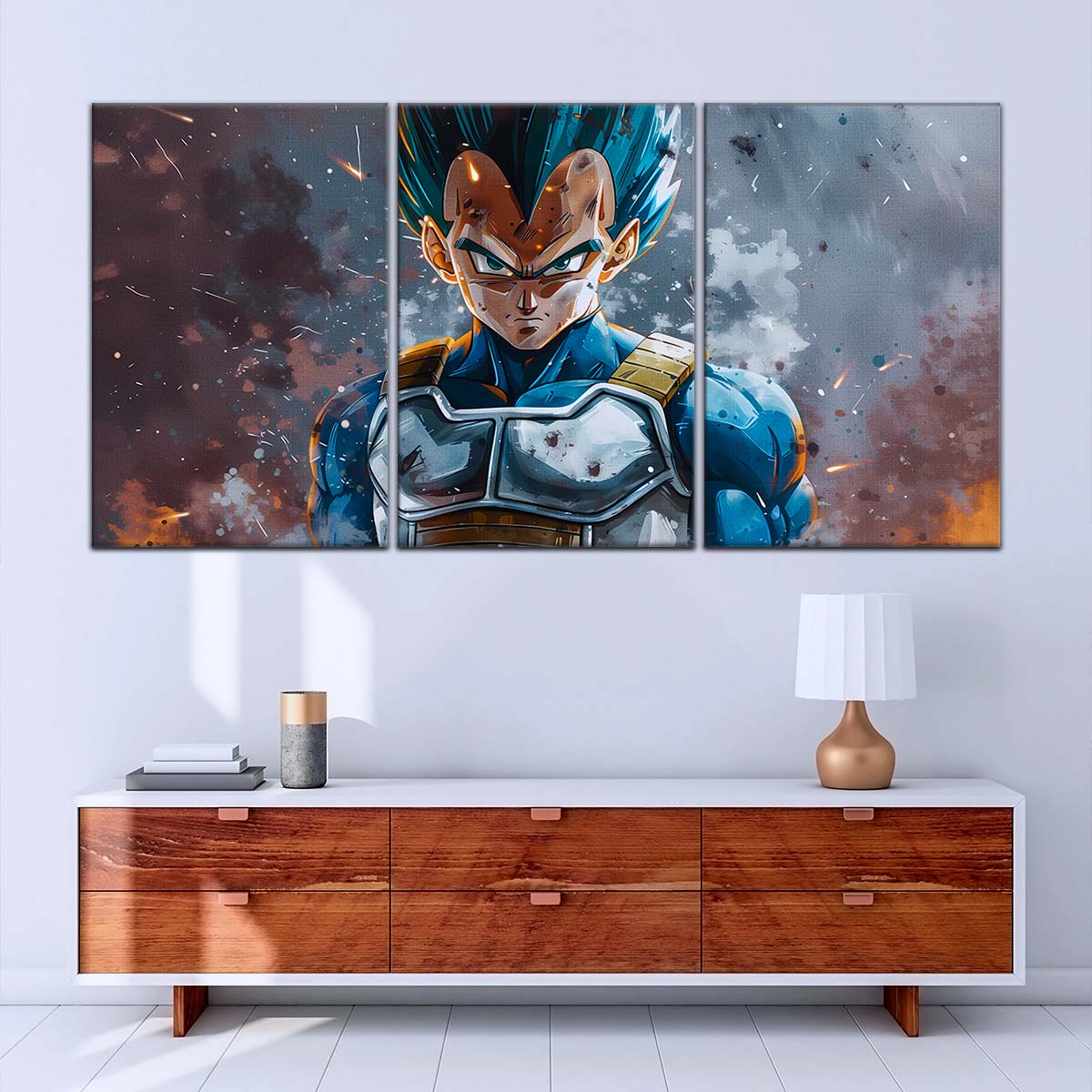 Dragon Ball Wall Art - DR5120 - Vegeta - Super Saiyan Blue - Dragon Ball Super - Dragon Ball Poster - Dragon Ball Canvas