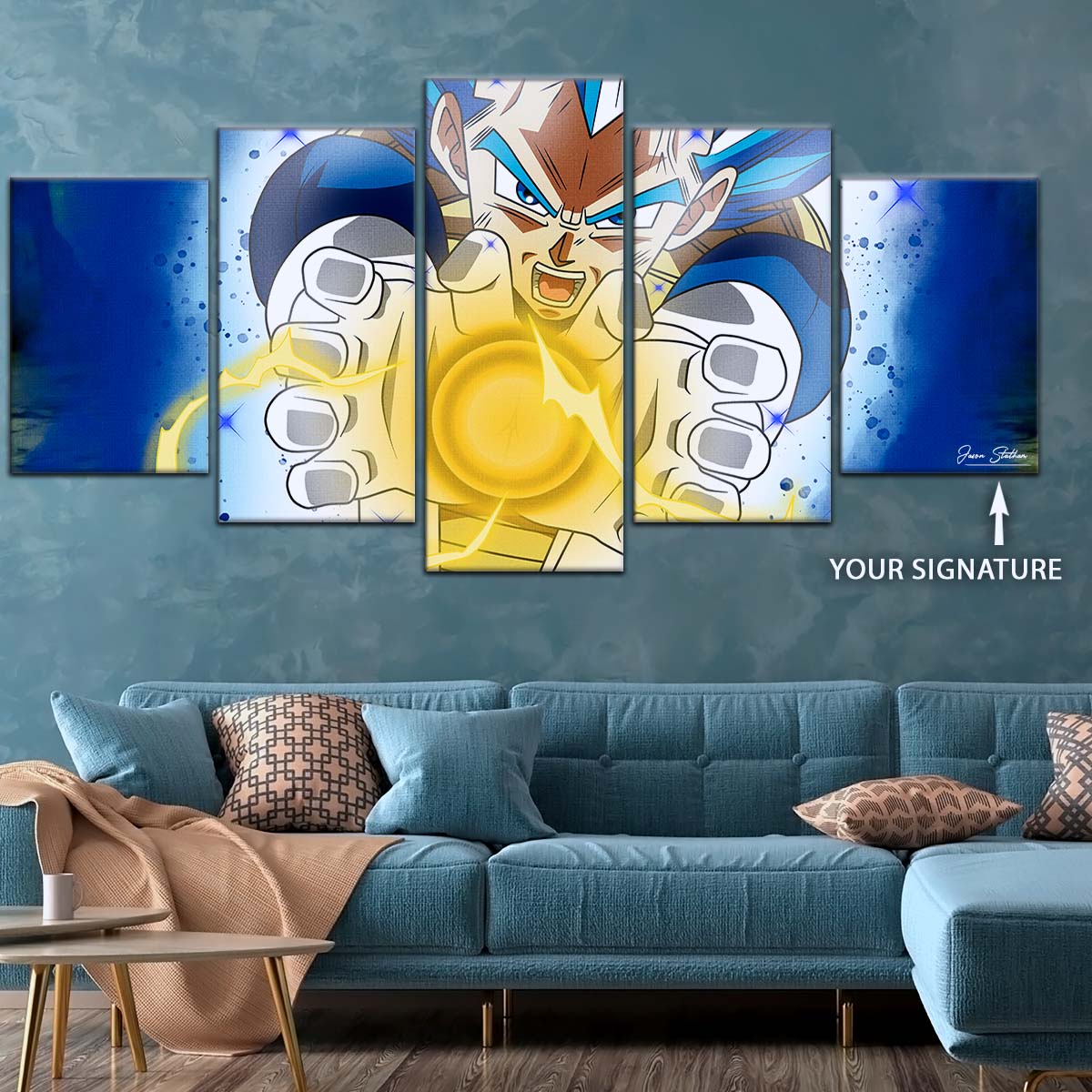 Dragon Ball Wall Art - DR5121 - Vegeta - Super Saiyan Blue - Dragon Ball Super - Dragon Ball Poster - Dragon Ball Canvas