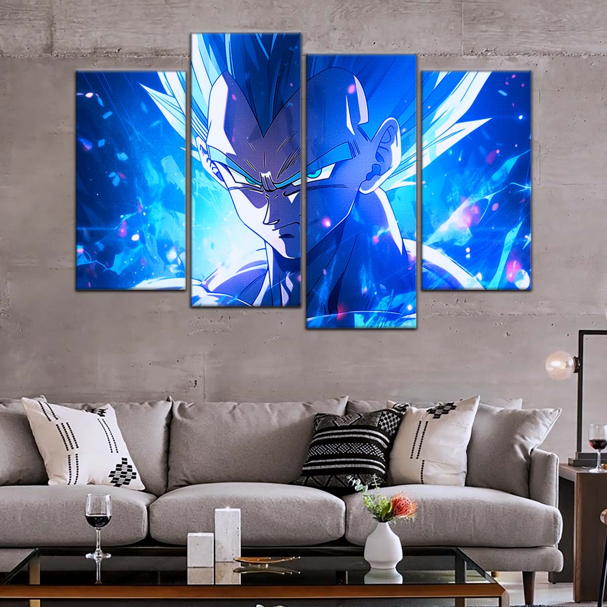 Dragon Ball Wall Art - DR5122 - Vegeta - Super Saiyan Blue - Dragon Ball Super - Dragon Ball Poster - Dragon Ball Canvas