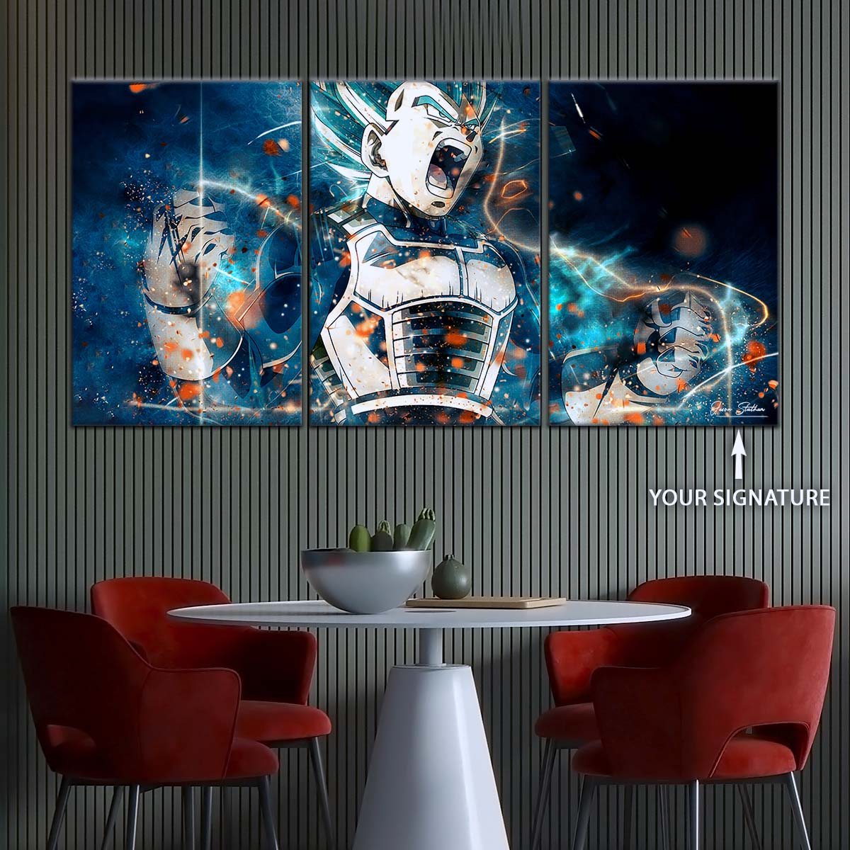 Dragon Ball Wall Art - DR5123 - Vegeta - Super Saiyan Blue - Dragon Ball Super - Dragon Ball Poster - Dragon Ball Canvas