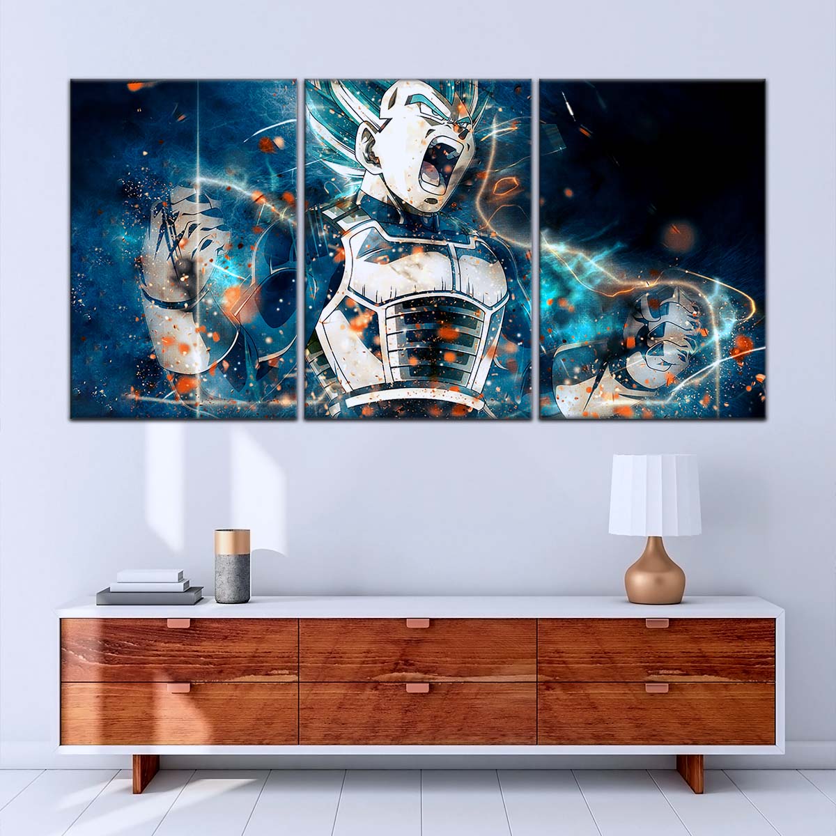Dragon Ball Wall Art - DR5123 - Vegeta - Super Saiyan Blue - Dragon Ball Super - Dragon Ball Poster - Dragon Ball Canvas