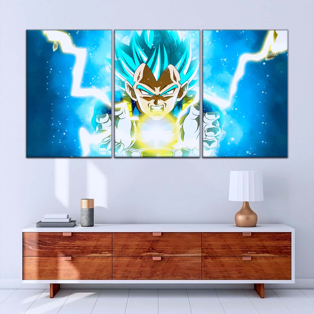 Dragon Ball Wall Art - DR5124 - Vegeta - Super Saiyan Blue - Dragon Ball Super - Dragon Ball Poster - Dragon Ball Canvas