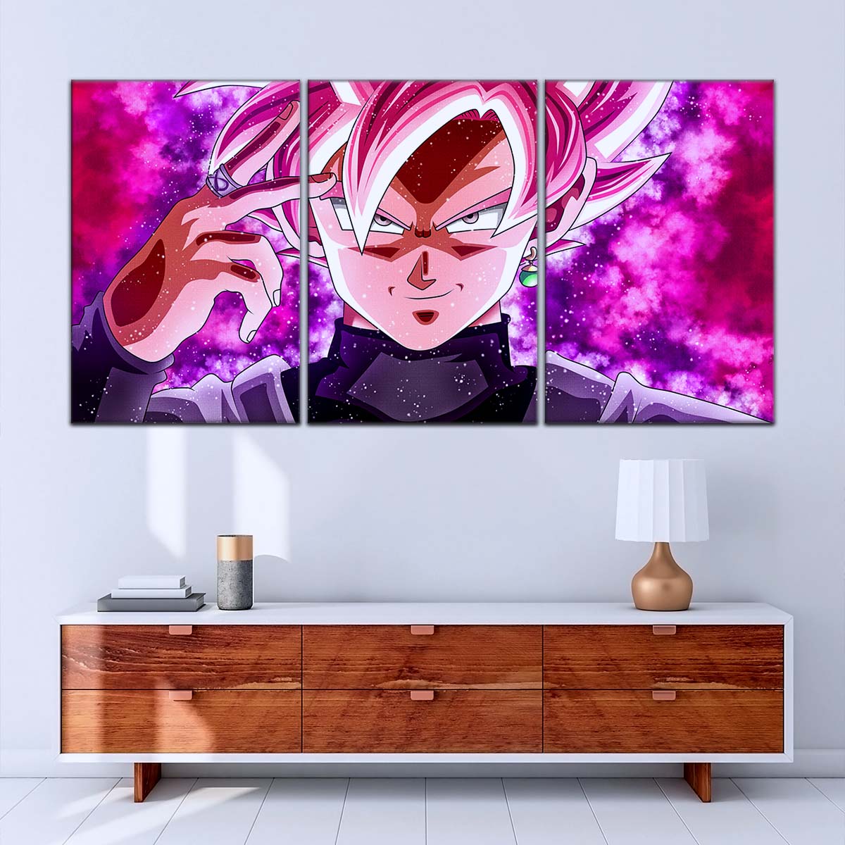 Dragon Ball Wall Art - DR5134 - Zamasu & Black Goku - Super Saiyan Rose - Dragon Ball Super - Dragon Ball Poster - Dragon Ball Canvas