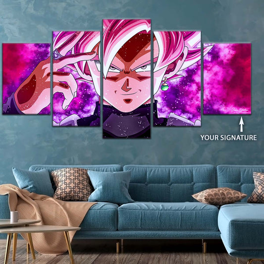 Dragon Ball Wall Art - DR5134 - Zamasu & Black Goku - Super Saiyan Rose - Dragon Ball Super - Dragon Ball Poster - Dragon Ball Canvas