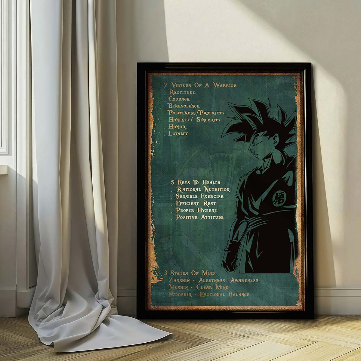 Dragon Ball Wall Art - Dragon Ball Poster - Dragon Ball Canvas - 7 5 3 Code - Goku - DR060 - Vertical Poster - Vertical Canvas
