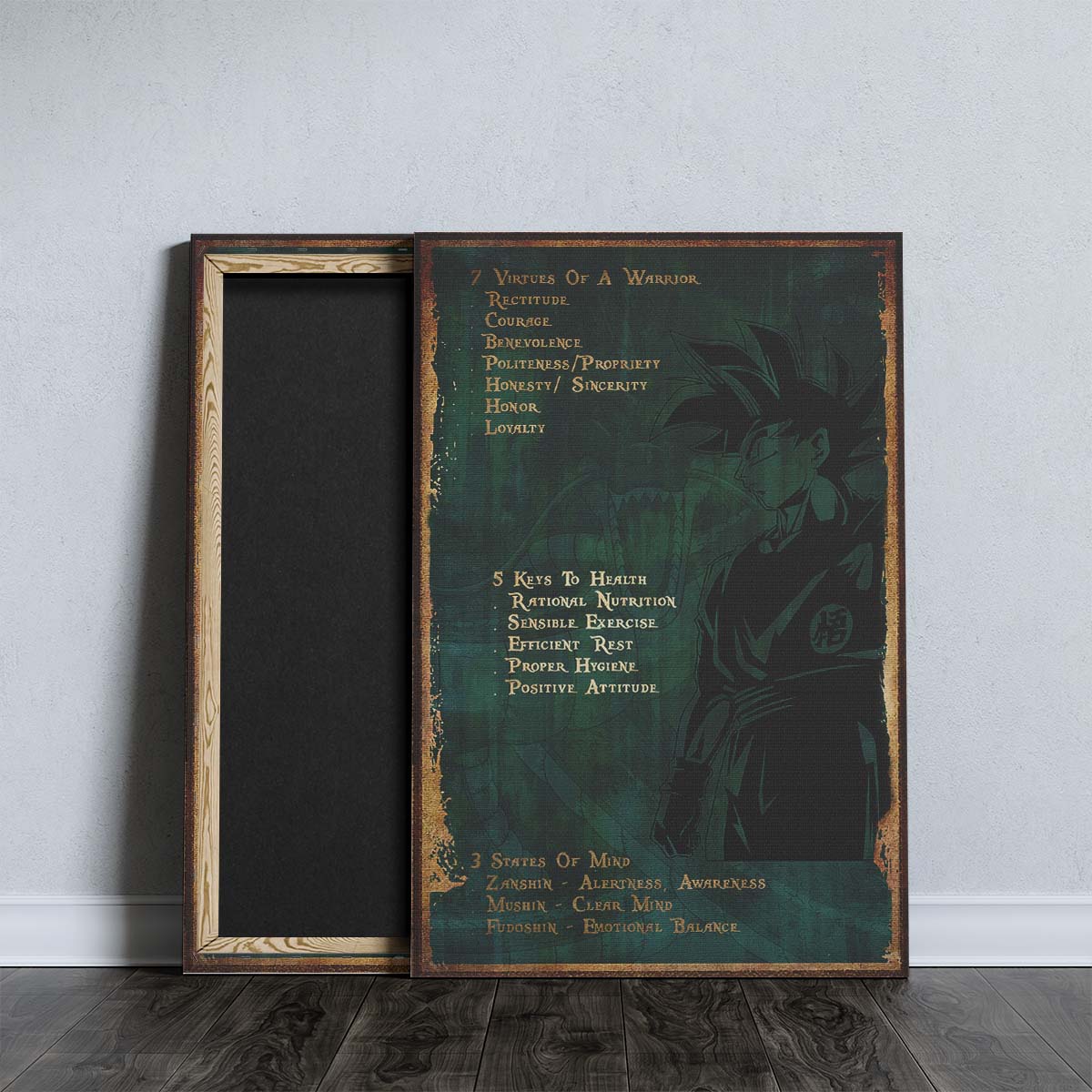 Dragon Ball Wall Art - Dragon Ball Poster - Dragon Ball Canvas - 7 5 3 Code - Goku - DR060 - Vertical Poster - Vertical Canvas