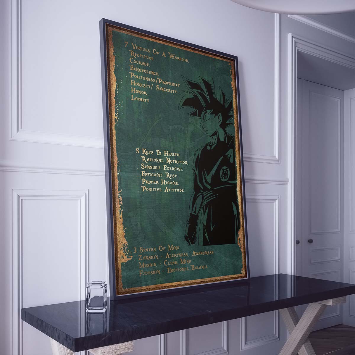 Dragon Ball Wall Art - Dragon Ball Poster - Dragon Ball Canvas - 7 5 3 Code - Goku - DR060 - Vertical Poster - Vertical Canvas