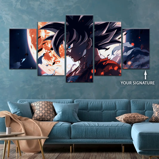 Dragon Ball Super Canvas Wall Art - DR5025 - Super Saiyan Goku