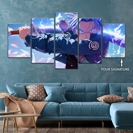 Dragon Ball Super Canvas Wall Art - DR5109 - Future Trunks Super Saiyan