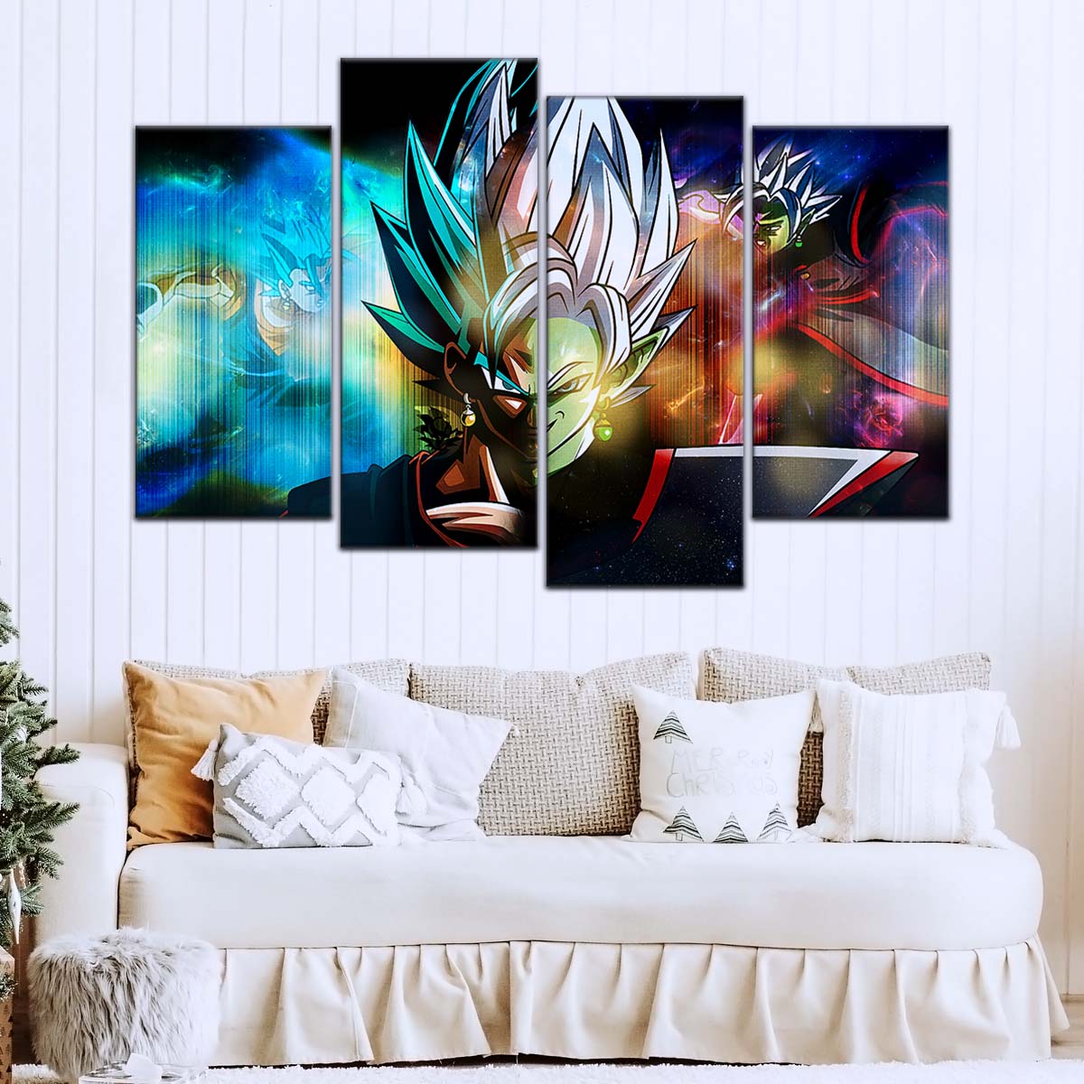 Dragon Ball Wall Art - DR5138 - Zamasu Epic Battle - Zamasu Vs Vegito - Dragon Ball Super - Dragon Ball Poster - Dragon Ball Canvas