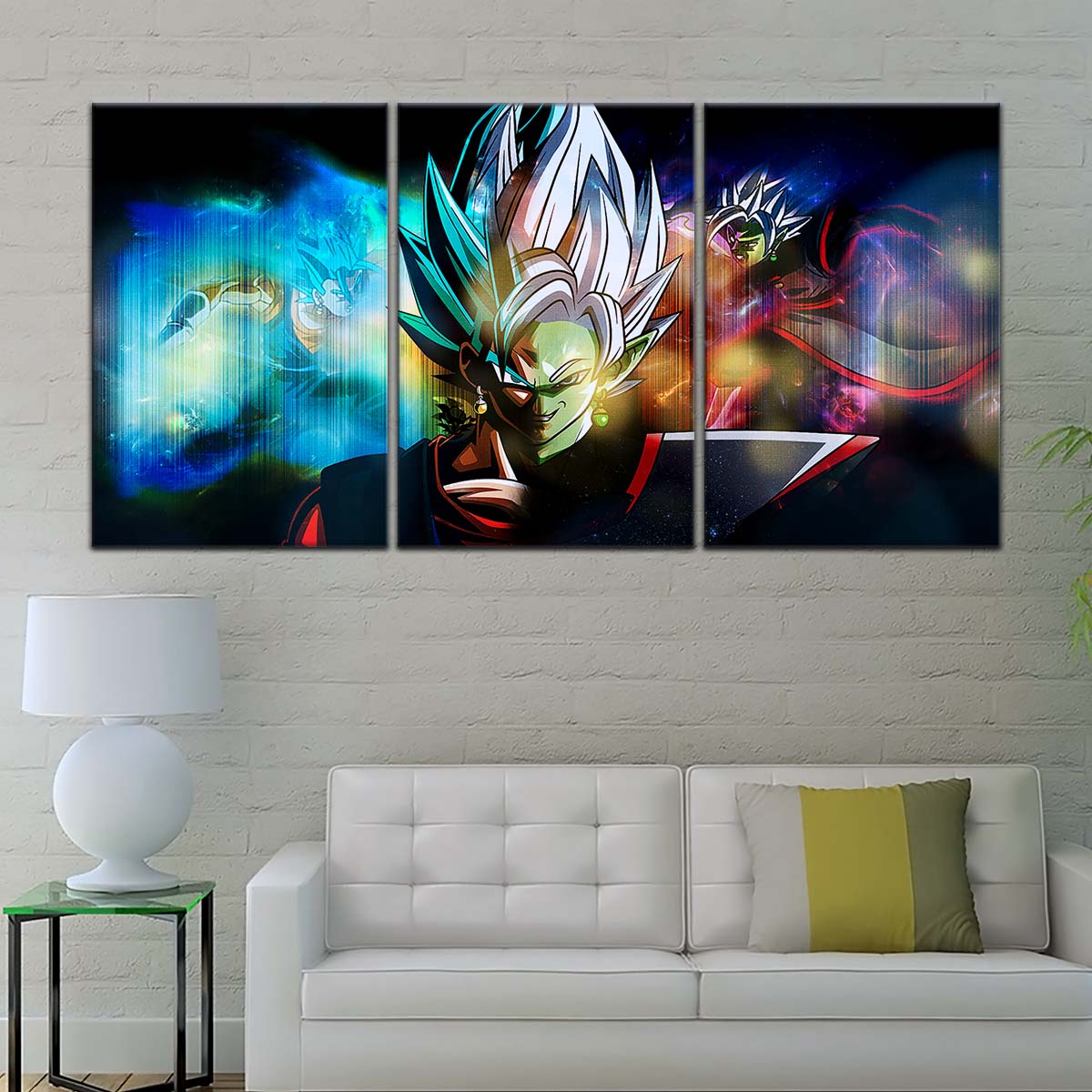 Dragon Ball Wall Art - DR5138 - Zamasu Epic Battle - Zamasu Vs Vegito - Dragon Ball Super - Dragon Ball Poster - Dragon Ball Canvas