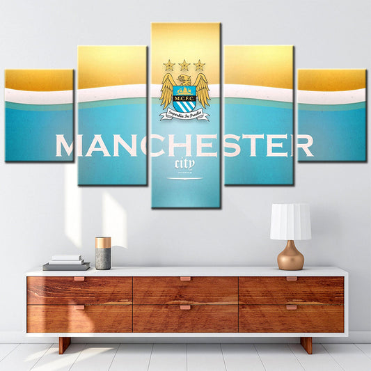 Football Wall Art - FB5021 - Manchester City F.C - MCFC - Football Poster - Football Canvas
