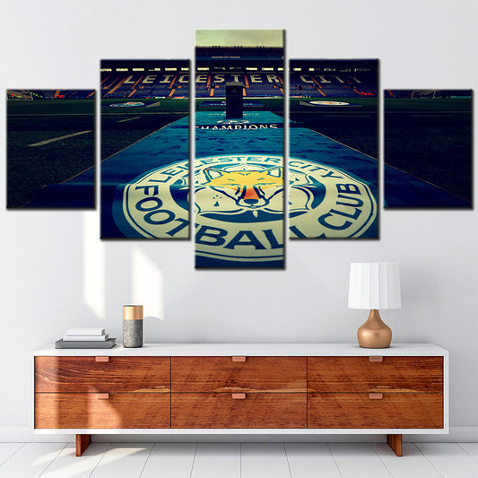 Football Wall Art - FB5024 - Leicester City Champions League - Leicester City F.C - Football Poster - Football Canvas