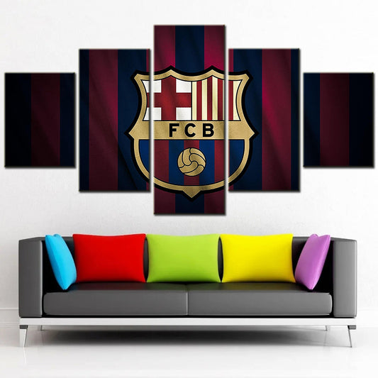Football - 5 Pieces Wall Art - FB5014 - FC Barcelona - Football Poster - Football Canvas