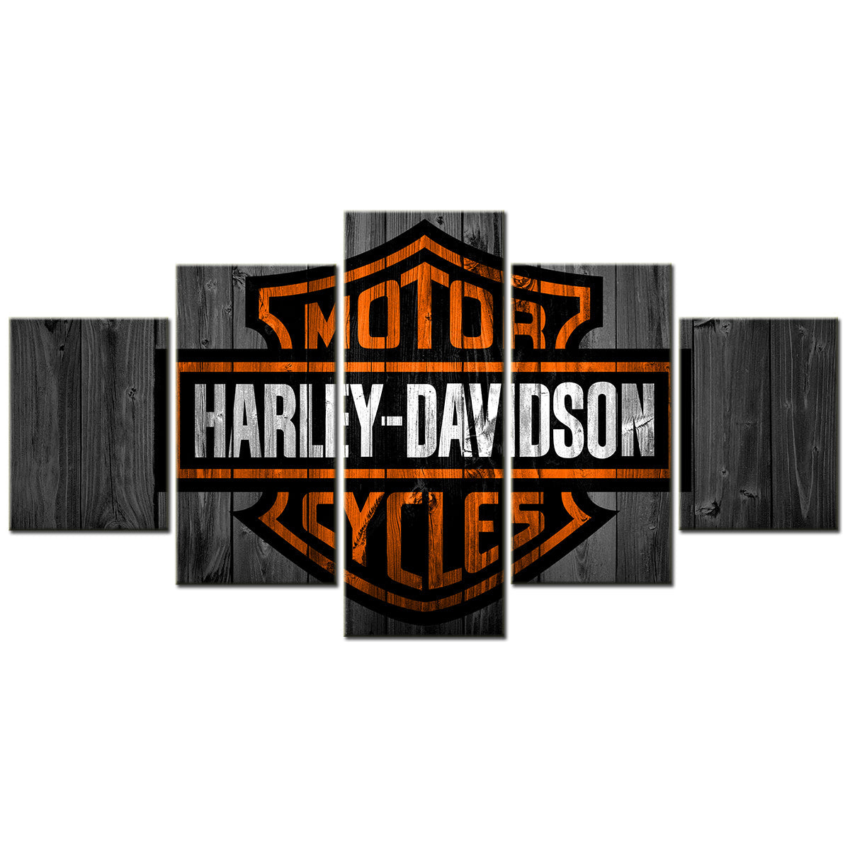 Harley Davidson - 5 Pieces Wall Art - HD5002 - Harley Davidson - Motor Cycles - Harley Davidson Poster - Harley Davidson Canvas