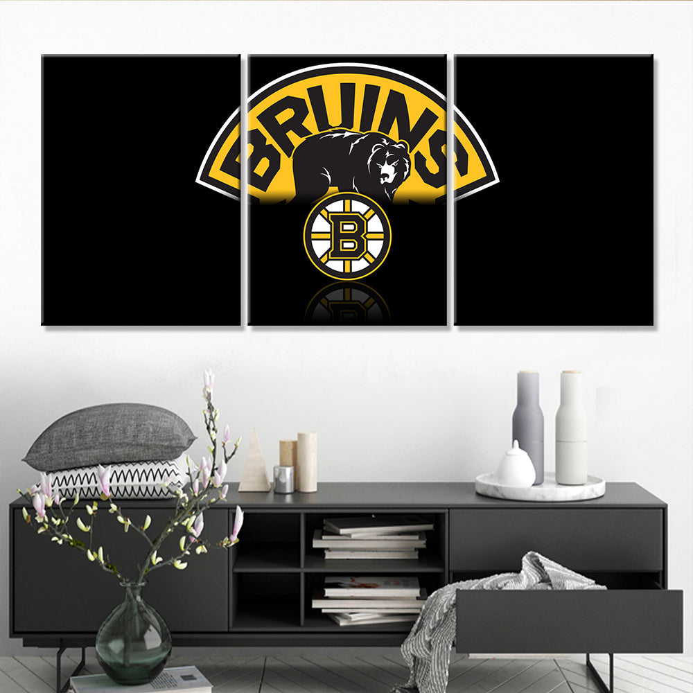 Hockey Wall Art - HK5006 - Boston Bruins - Ice Hockey Team - Hockey Poster - Hockey Canvas