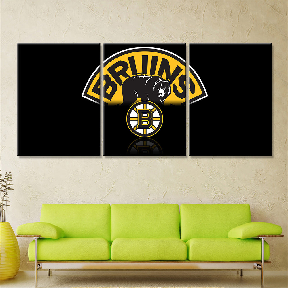 Hockey Wall Art - HK5006 - Boston Bruins - Ice Hockey Team - Hockey Poster - Hockey Canvas