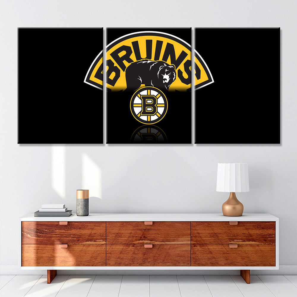 Hockey Wall Art - HK5006 - Boston Bruins - Ice Hockey Team - Hockey Poster - Hockey Canvas