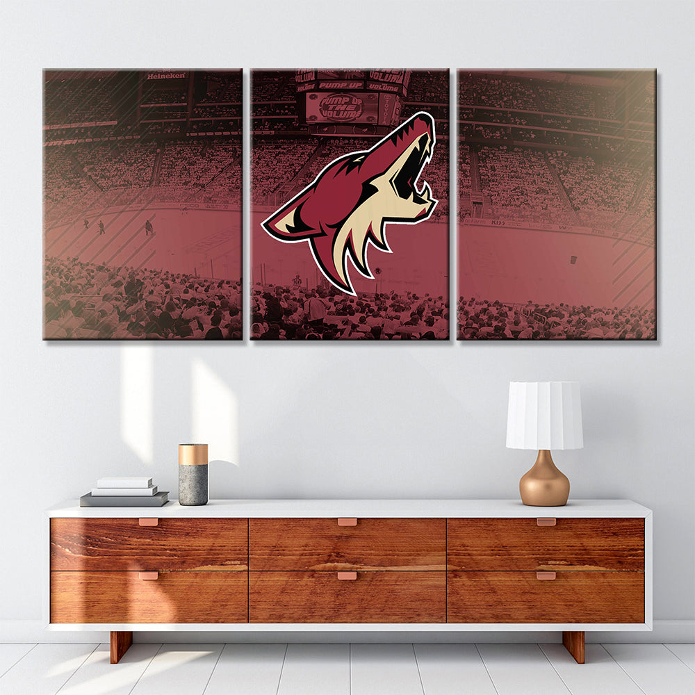 Ice Hockey Team Wall Art - IH5010 - Arizona Coyotes - Ice Hockey Team Poster - Ice Hockey Team Canvas