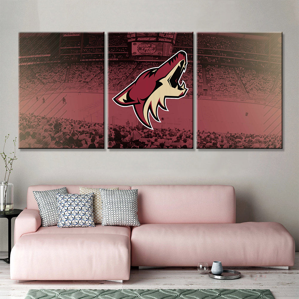 Ice Hockey Team Wall Art - IH5010 - Arizona Coyotes - Ice Hockey Team Poster - Ice Hockey Team Canvas