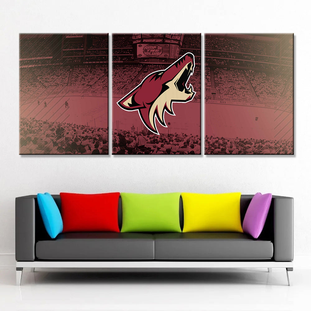 Ice Hockey Team Wall Art - IH5010 - Arizona Coyotes - Ice Hockey Team Poster - Ice Hockey Team Canvas