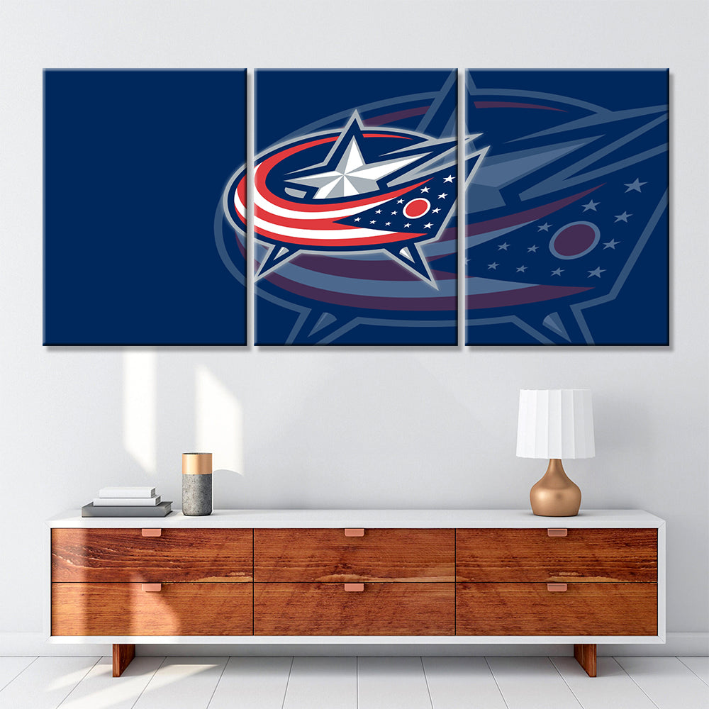 Ice Hockey Team Wall Art - IH5014 - Columbus Blue Jackets - Ice Hockey Team Poster - Ice Hockey Team Canvas