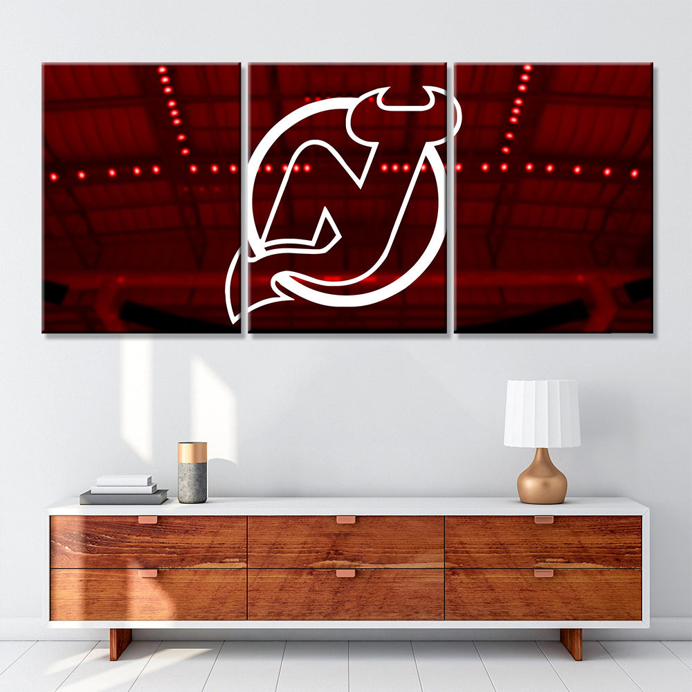 Ice Hockey Team Wall Art - IH5018 - New Jersey Devils - Ice Hockey Team Poster - Ice Hockey Team Canvas